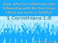 Called Unto the Fellowship of His Son